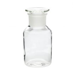 Reagent Bottle Wide Mouth Clear Glass