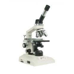 School Microscope With Inclined Tube