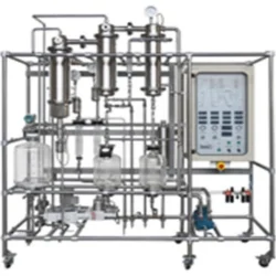 Double-Effect Falling-Film Evaporation Pilot Plant
